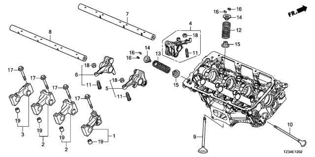 ARM ASSY,IN ROCKE (14620-5G0-A00) - 2