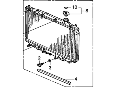 RADIATOR COMP (19010-R40-A01) - 2