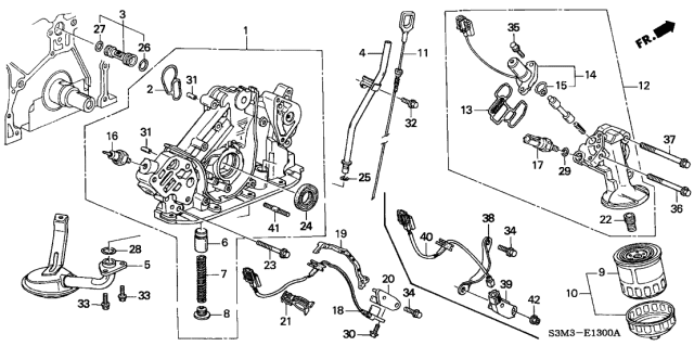 Корпус масляного фільтра (15811-P8E-A01) - 3