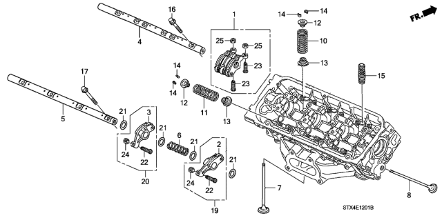 ARM ASSY,IN ROCKE (14620-R72-A02) - 3