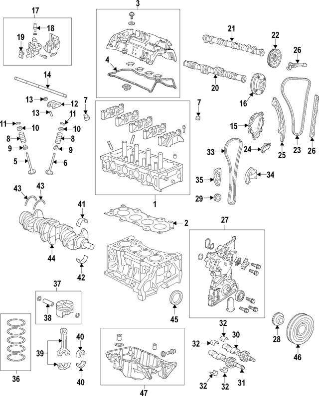 Колінчастий вал (13310-6C1-A00) - 1