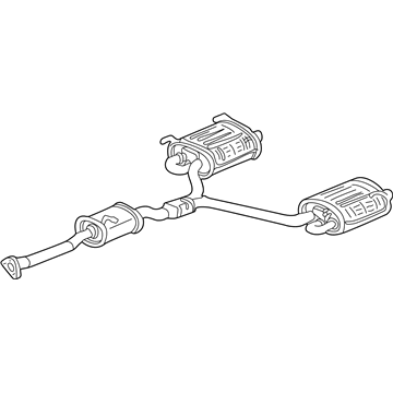 Muffler, Exhaust (18030-S2A-A00) - 2