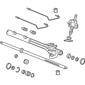 Gear Box Assembly, Steering (53601-SDB-A02) - 1