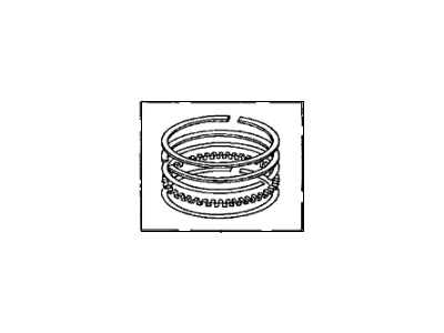 RING SET,PISTON (13011-PRA-E02) - 2