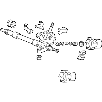 Gear Box Assembly, Steering (53601-SNC-A94) - 2