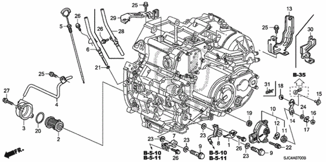 Датчик режиму роботи трансмісії (28900-RJF-013) - 2