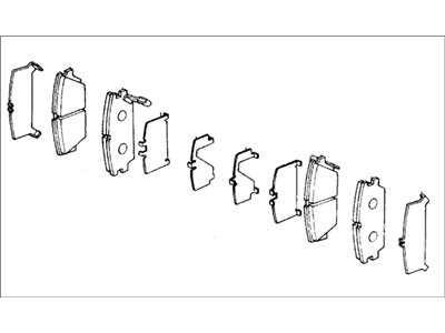 SET PAD FR (ADR-5 (45022-SE0-A12) - 2