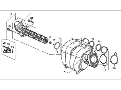 MANIFOLD COMP,IN (17100-PPA-A01) - 2