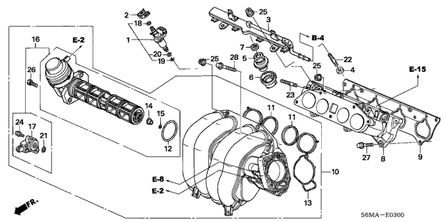 MANIFOLD COMP,IN (17100-PPA-A01) - 3