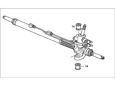 Gear Box Assembly, Steering (53601-SDA-A03) - 2