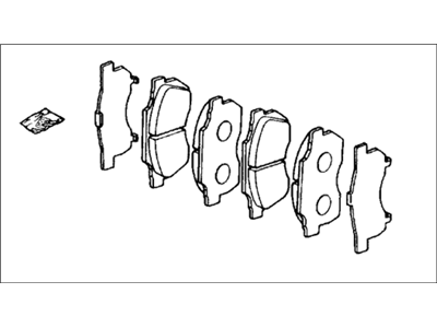 PAD SET (45022-SH2-505) - 1