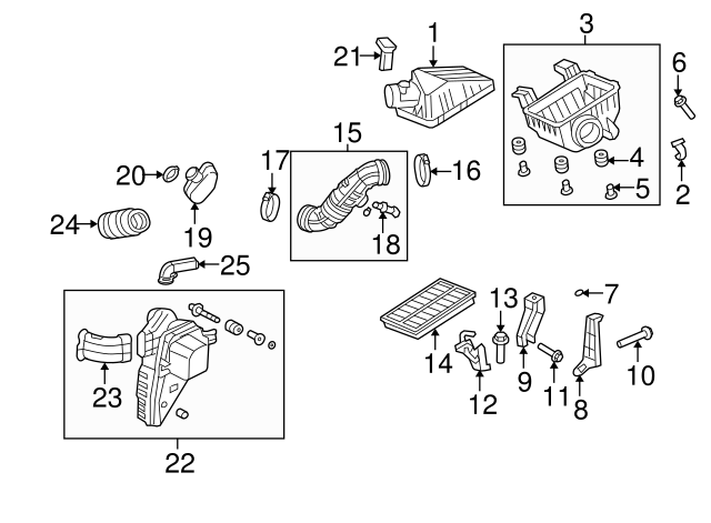 Air cleaner (17220-RRA-A00) - 4