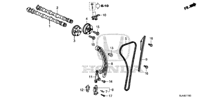 CAMSHAFT COMP,IN (14110-5PA-A00) - 2