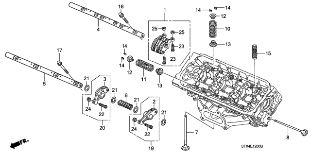 ARM COMP,EXH A RK (14626-P8A-A00) - 3