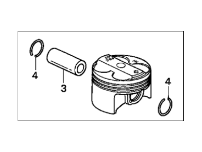 PISTON B SET (13020-PNC-010) - 2