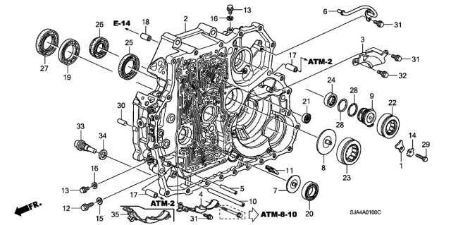 Шарикопідшипник (91001-RJB-003) - 4