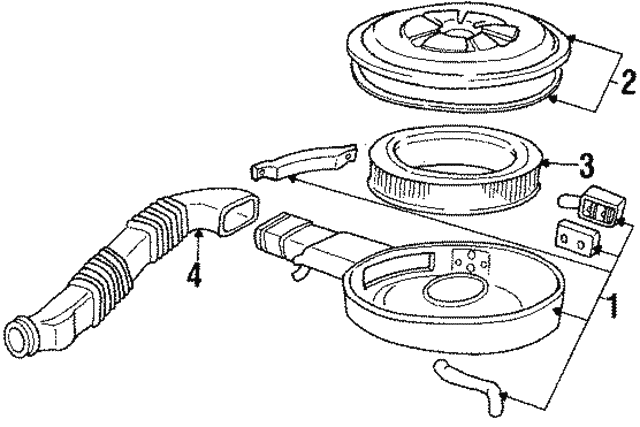 Air cleaner (17232-PD2-305) - 2