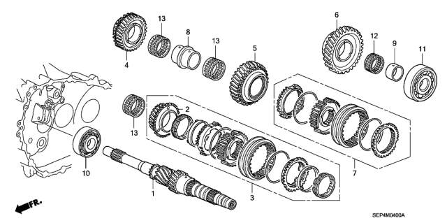 Bearning, Ball (91002-PCY-003) - 3