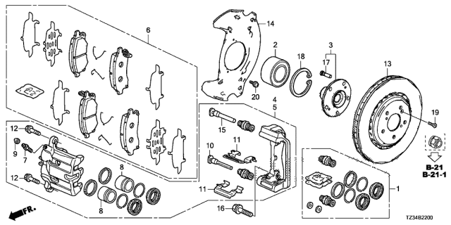 SET,PAD FR(17IN,2 (45022-SJP-A01) - 3