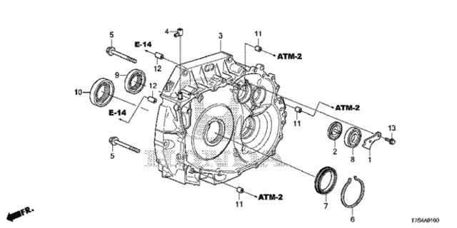 Шарикопідшипник (91001-5T0-006) - 2