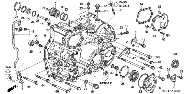 CAP A COMP,L SIDE (21240-RDK-000) - 2