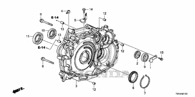 OIL SEAL,35X57X8 (91205-5T0-003) - 2