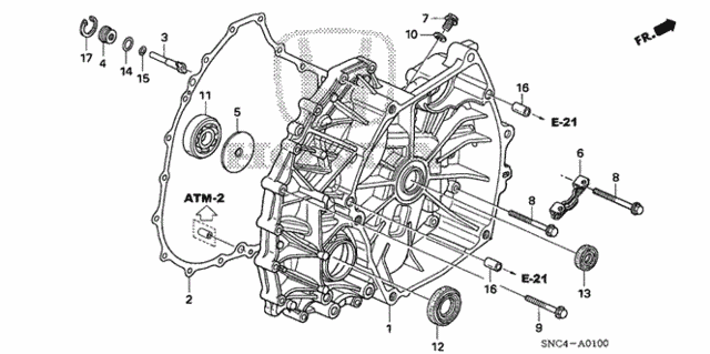 Шарикопідшипник (91002-P4V-003) - 2