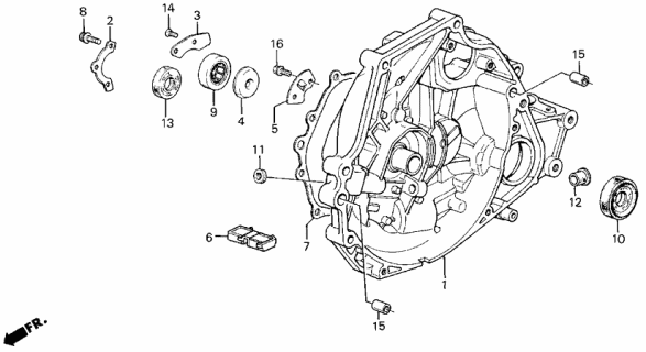 OIL SEAL,38X54X8 (91205-PC8-935) - 2