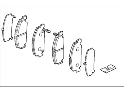 PAD SET,FR.(AD51 (45022-SR8-A00) - 2