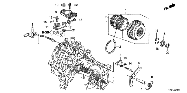 Sensor Assembly, Position (28900-RPS-003) - 2