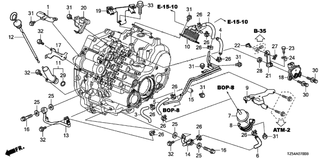 Sensor Assembly, Position (28900-RT4-003) - 2