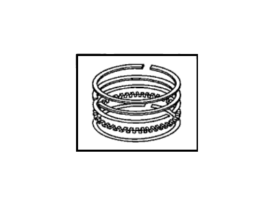 Ring Set, Piston (Over Size) (0.25) (13021-PNE-G02) - 3