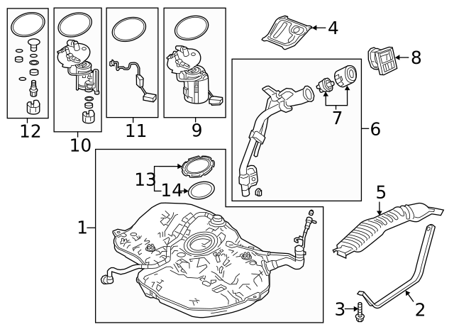 Фільтр паливний (17048-TEG-A00) - 4