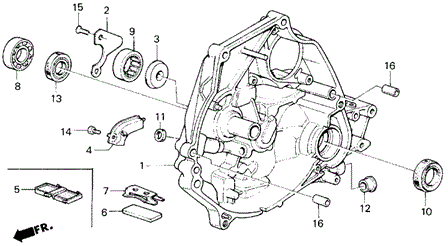 Bearning, Ball (91002-PL0-018) - 2