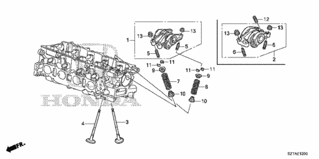 VALVE,INLET (14711-RB0-000) - 2