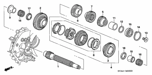 Шарикопідшипник (91003-RPF-003) - 2