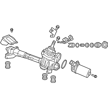 Gear Box Assembly, Steering (53601-TK6-A02) - 2