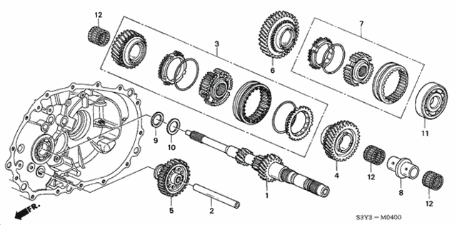 Шарикопідшипник (91004-PHR-003) - 2