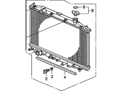 RADIATOR COMP (19010-R40-A02) - 2