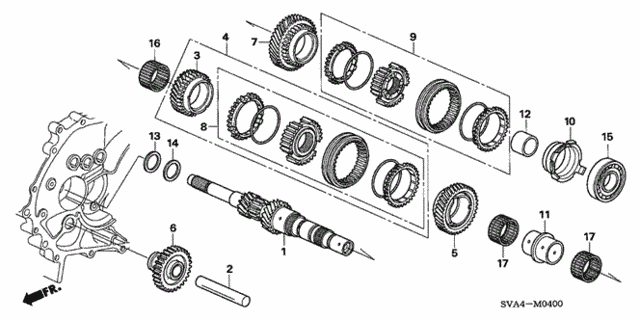 Шарикопідшипник (91004-RPF-003) - 2