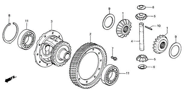 Шарикопідшипник (91005-PE6-014) - 2