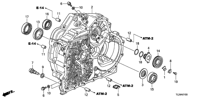 Сальник піввісі (91206-RCT-003) - 4