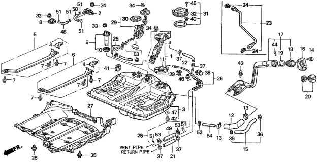 Паливний бак (17500-SV4-A31) - 3