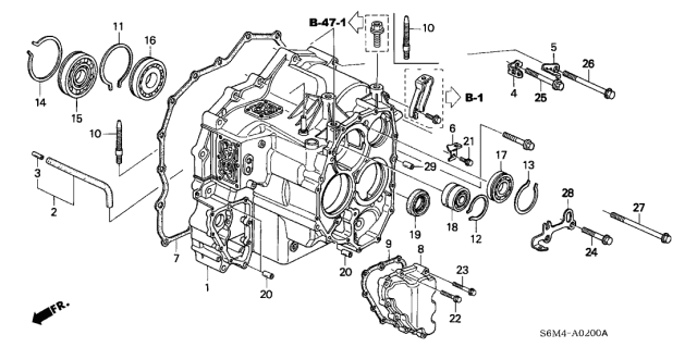 Шарикопідшипник (91003-RFK-015) - 3