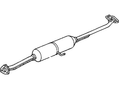 PIPE B,EXHAUST (18220-SCA-E05) - 2