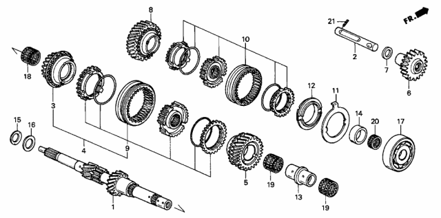 Bearning, Ball (91004-P21-003) - 4