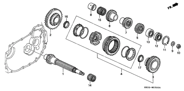 Шарикопідшипник (91006-PHR-003) - 2