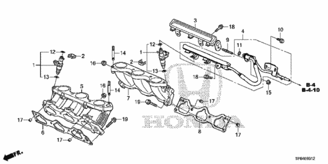 INJECTOR ASSY,FUE (16450-R71-L01) - 2