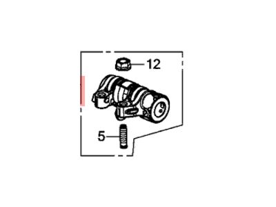 Коромисло впускного клапана ГРМ (14620-5R3-H00) - 2