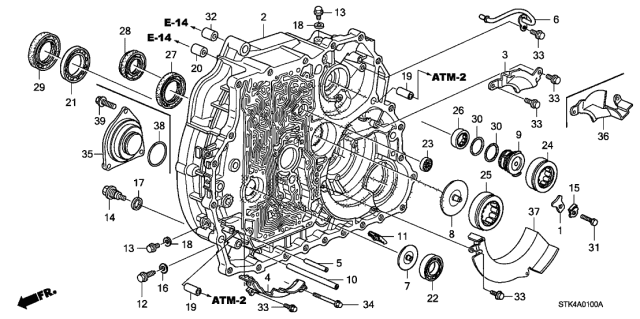 Oil Seal (91207-PY4-004) - 3